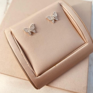 BR PRATA BORBOLETA MICRO CRAVEJADA