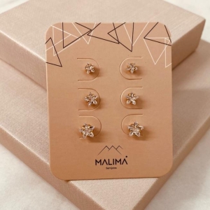 TR OURO ZIRCONIA ESTRELA