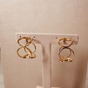 BR OURO ARGOLA CIRCULOS