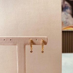 BR OURO ARGOLA FINA PG ZIRCONIA