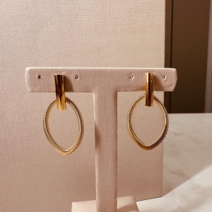 BR OURO OVAL TRABALHADO