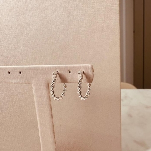 BR PRATA ARGOLA TRANÇADA FINA P