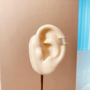 PIERCING PRATA MICRO CRAVEJADO