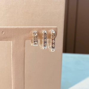 TR PRATA ARGOLA RETANGULAR CARTIER