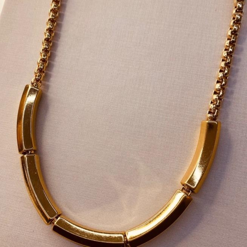 ARO OURO ELOS 5 TUBOS FACETADOS