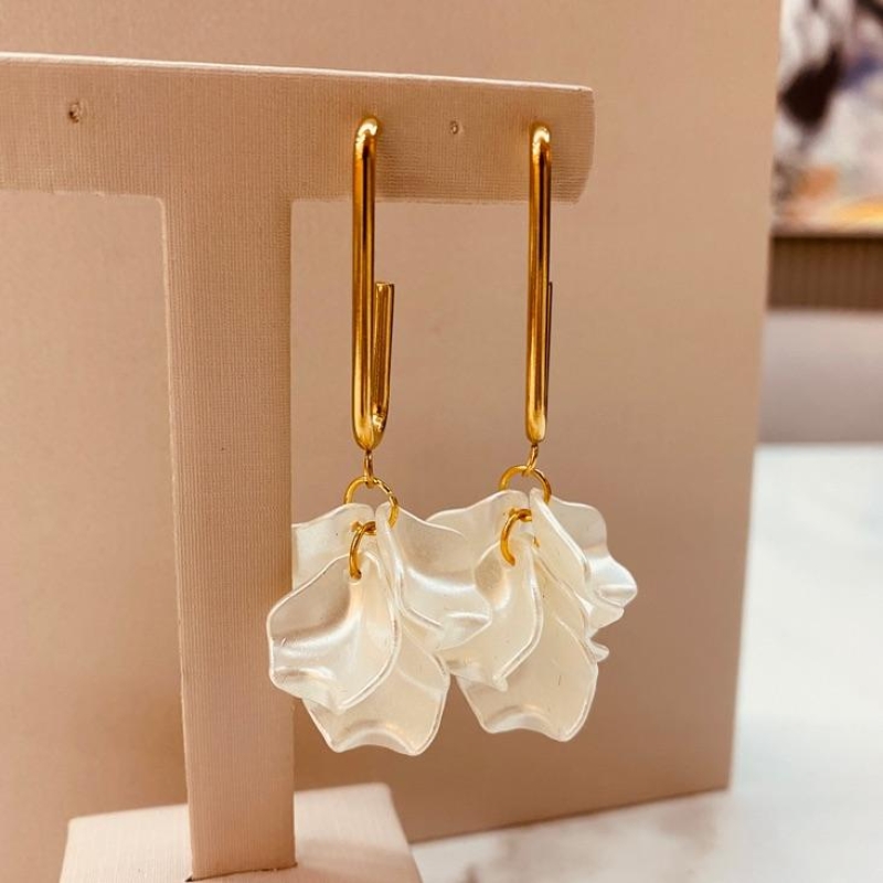 BR AÇO ARGOLA LONGA PETALAS