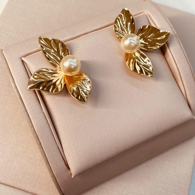 BR OURO 3 FOLHAS E PEROLA M