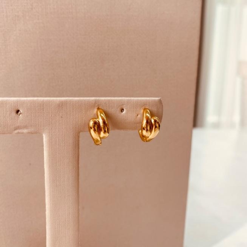 BR OURO ARGOLA GOTAS