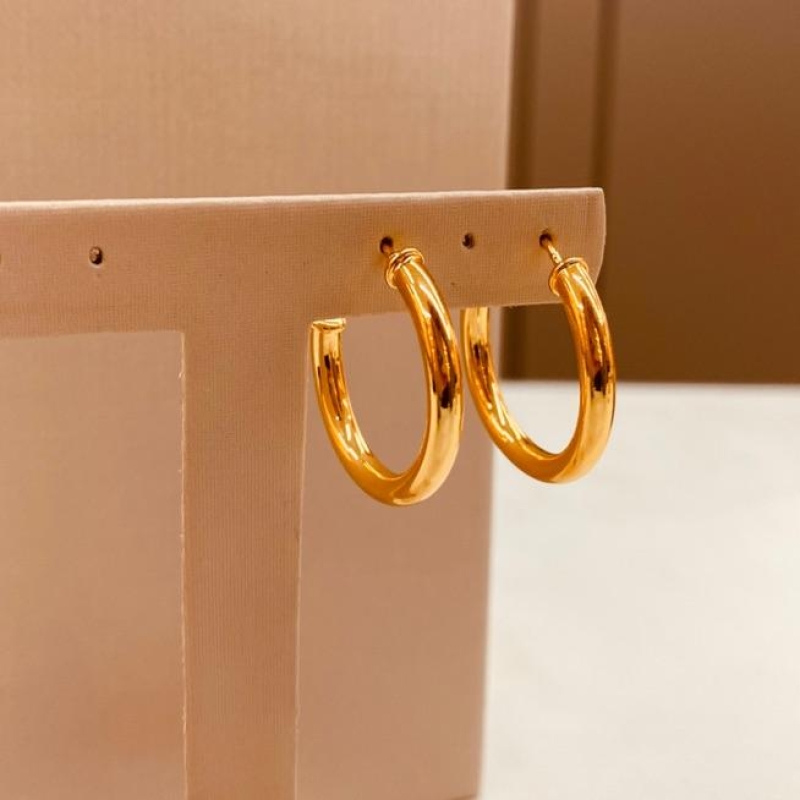 BR OURO ARGOLA LISA 24MM