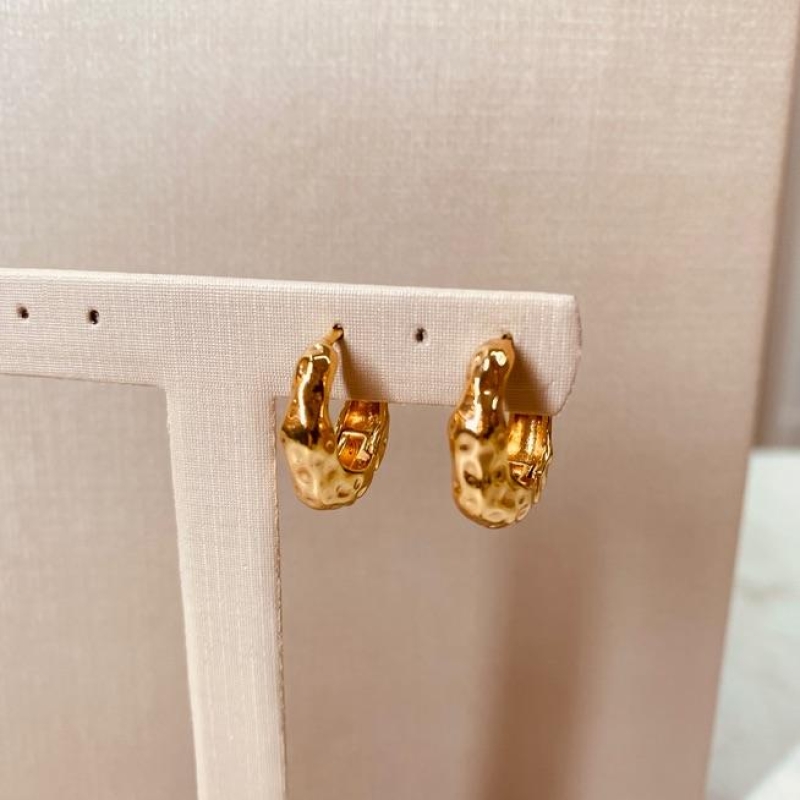 BR OURO ARGOLA ORGANICA