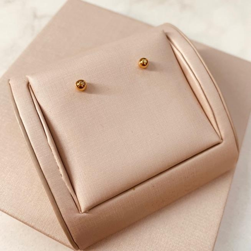 BR OURO BOLA LISA 4MM