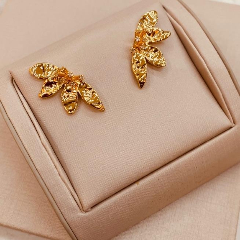 BR OURO FLOR CRAVEJADO