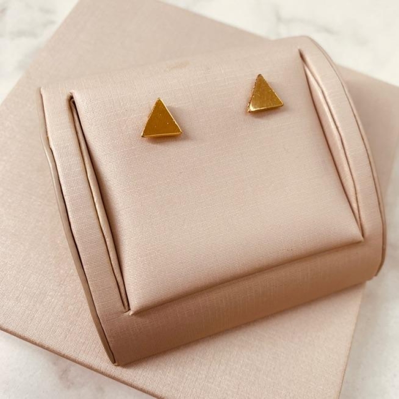 BR OURO TRIANGULO LISO