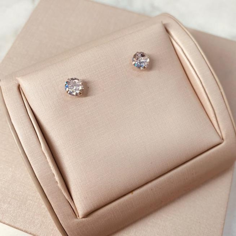 BR PRATA 925 PONTO DE LUZ 6MM