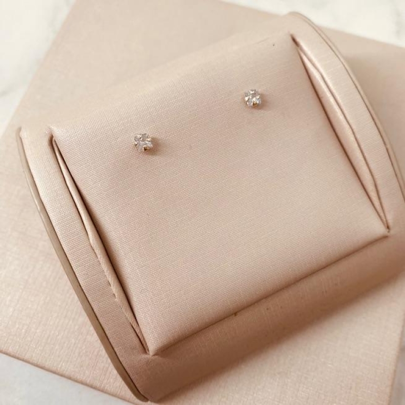 BR PRATA 925 ZIRCONIA QUADRADA BABY 3MM