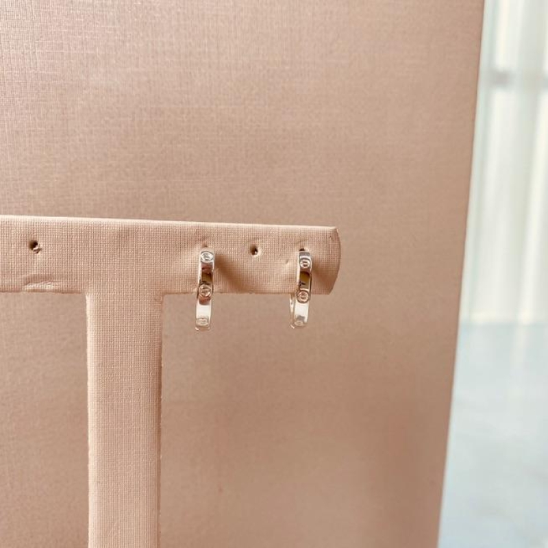 BR PRATA ARGOLA FINA CARTIER