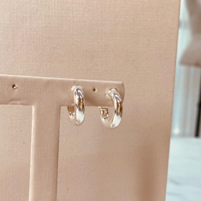 BR PRATA ARGOLA TUBO GROSSA P