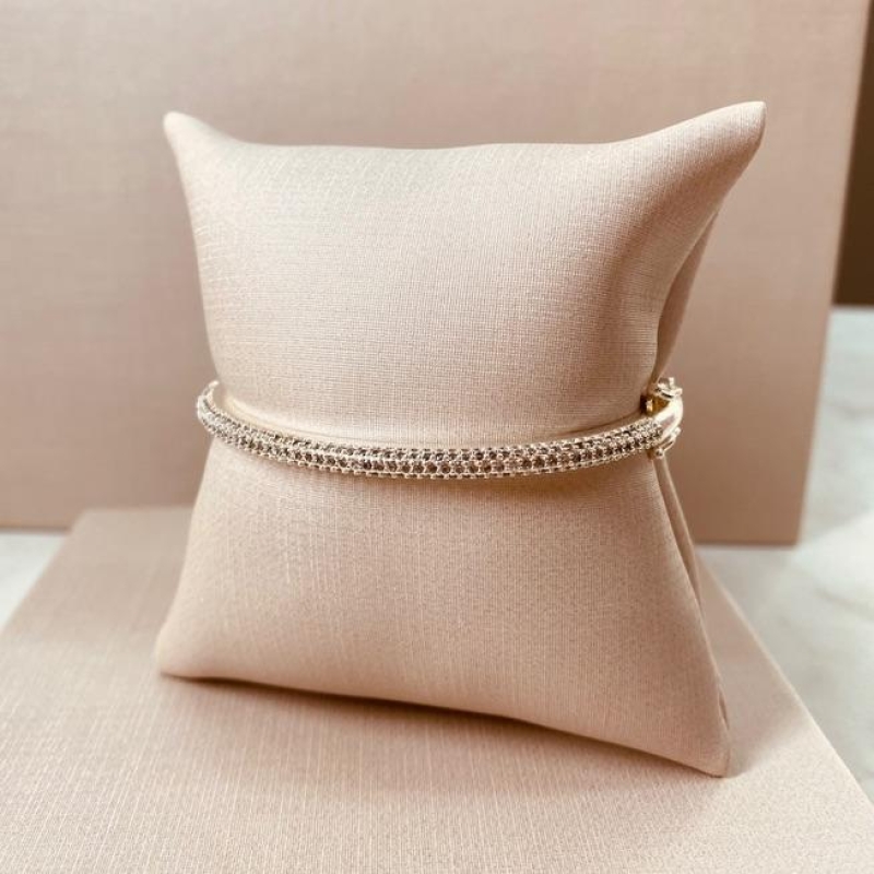 BRAC PRATA FINO MICROCRAVEJADO