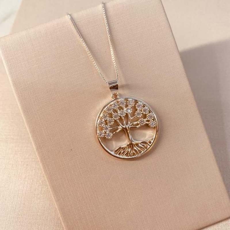 CL PRATA ARVORE DA VIDA MANDALA