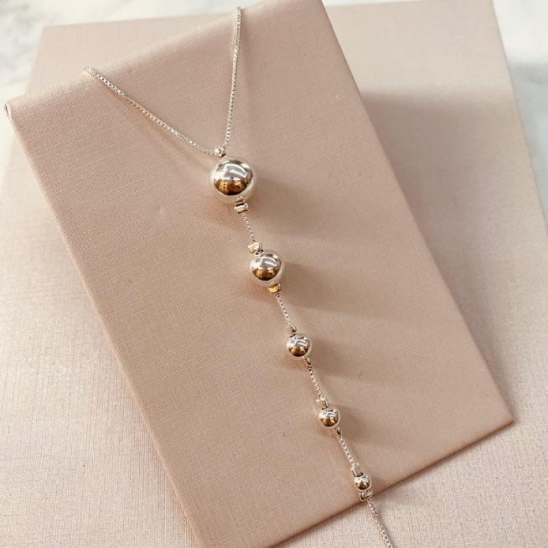 CL PRATA GRAVATINHA BOLAS LISAS