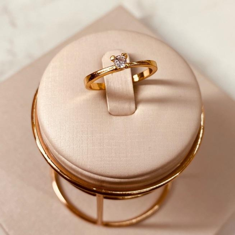 AN OURO SOLITÁRIO CAIXA ALTA