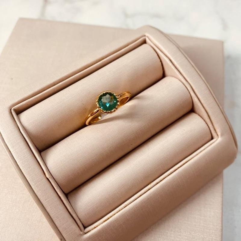 AN OURO SOLITÁRIO TORTA TURQUEZA