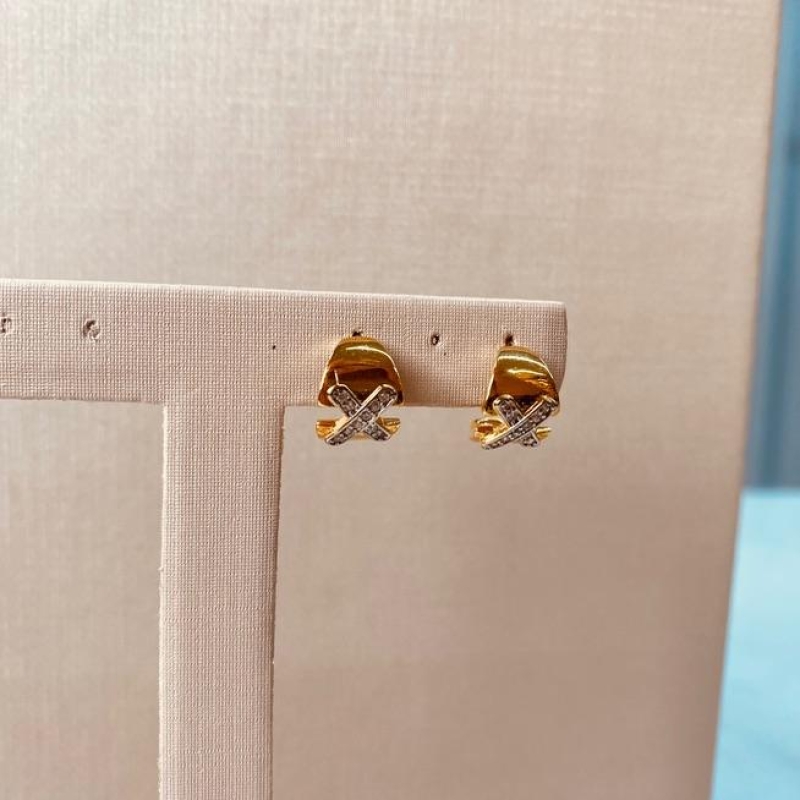 BR OURO ARGOLA VAZADA X