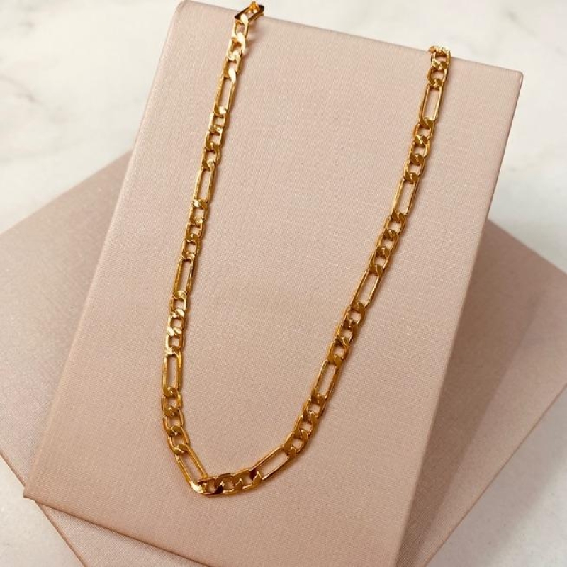 CR OURO 3X1 FLAT 3,8MM