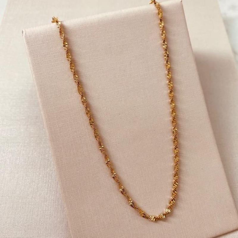 CR OURO SINGAPURA 2MM 45CM