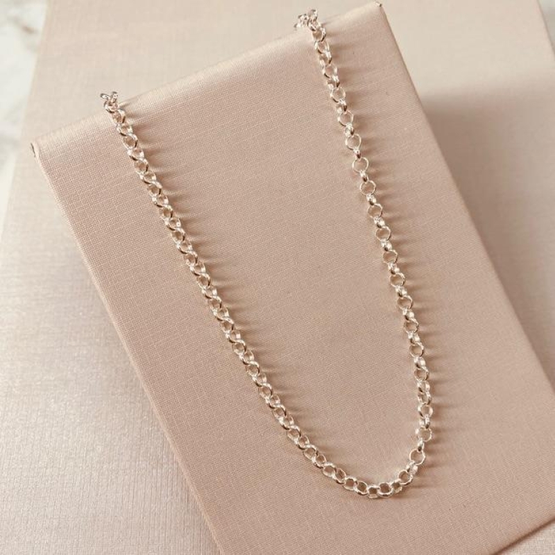 CR PRATA ELO PORTUGUES 3MM 40CM