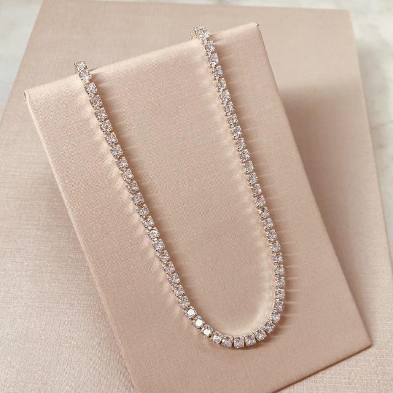 CR PRATA RIVIERA CRISTAL 3MM