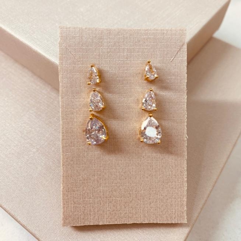 TR OURO GOTA CRISTAL