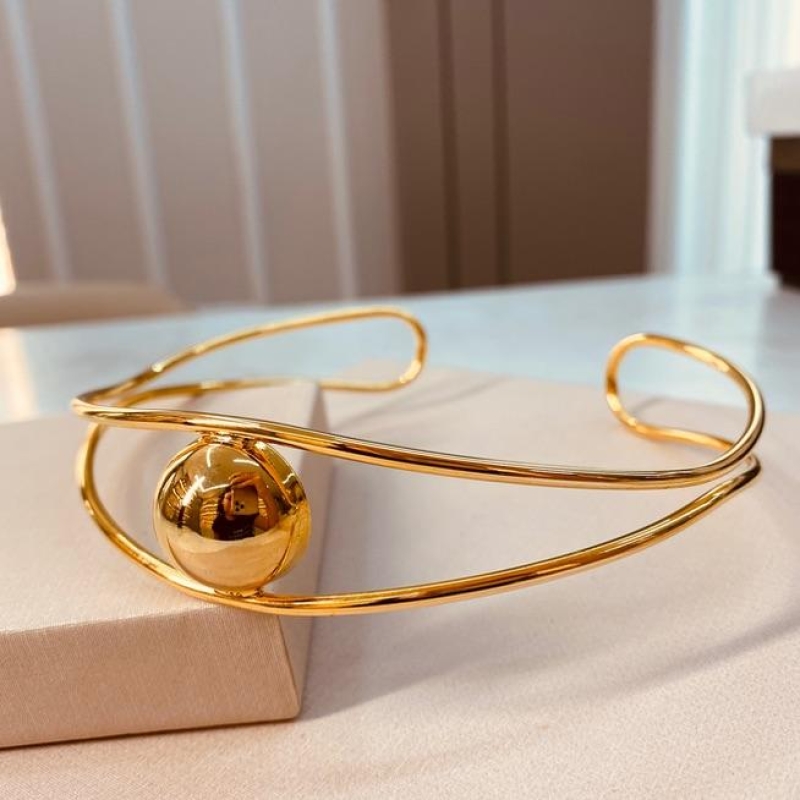 ARO OURO FIOS BOLA LISA