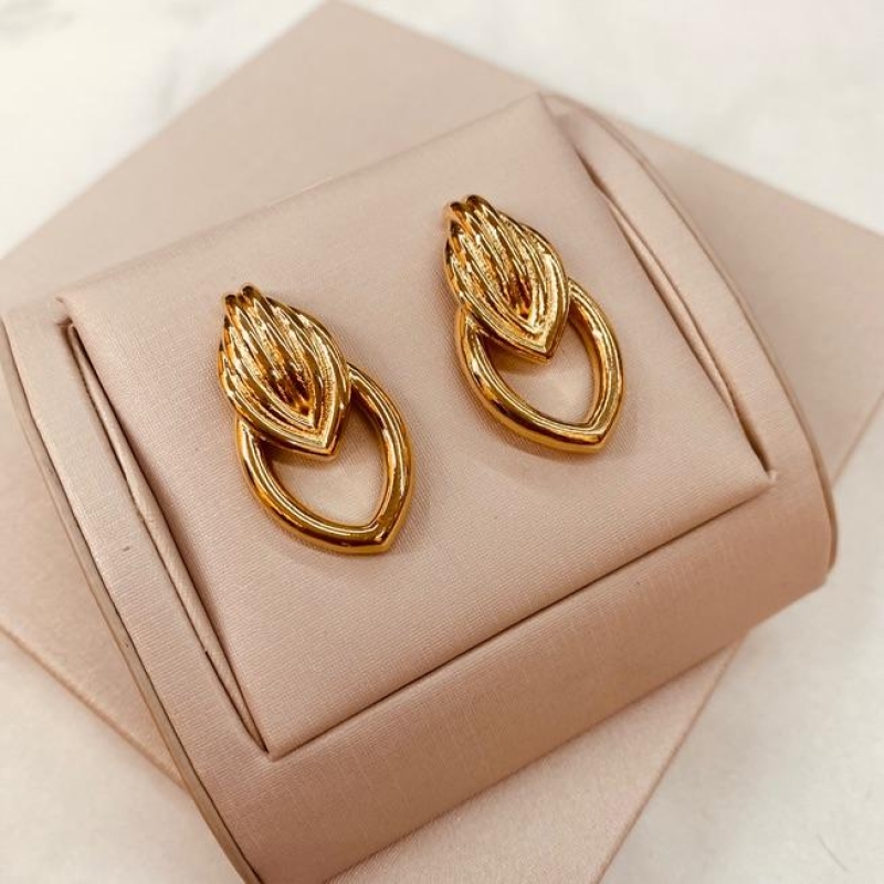 BR OURO GOTA TRABALHADA E GOTA VAZADA