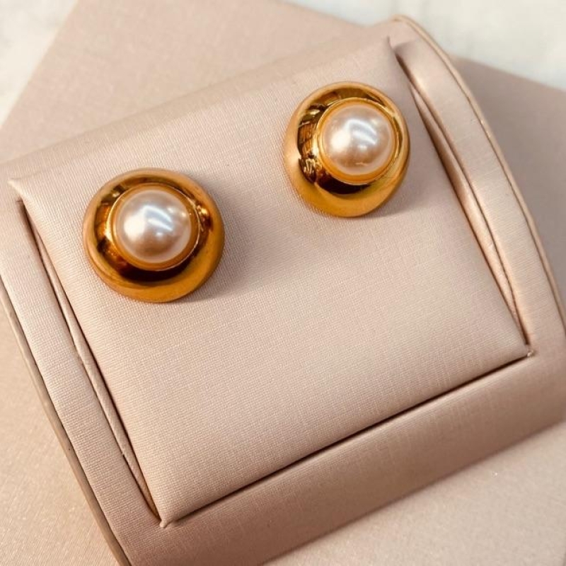 BR OURO BOTAO PEROLA BORBA OURO