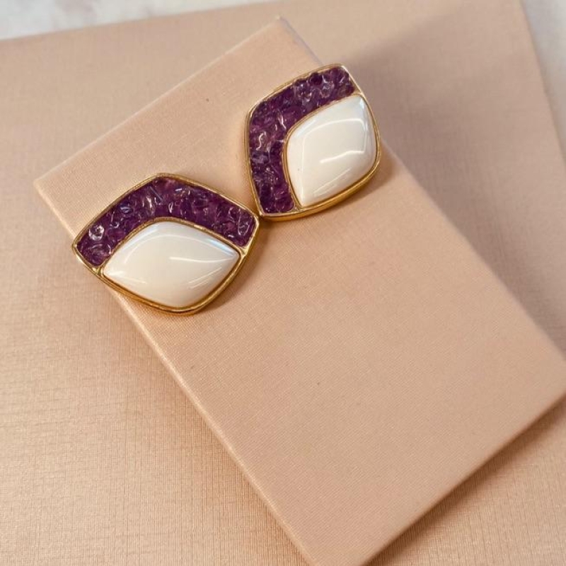 BR OURO MEIO AMETISTA