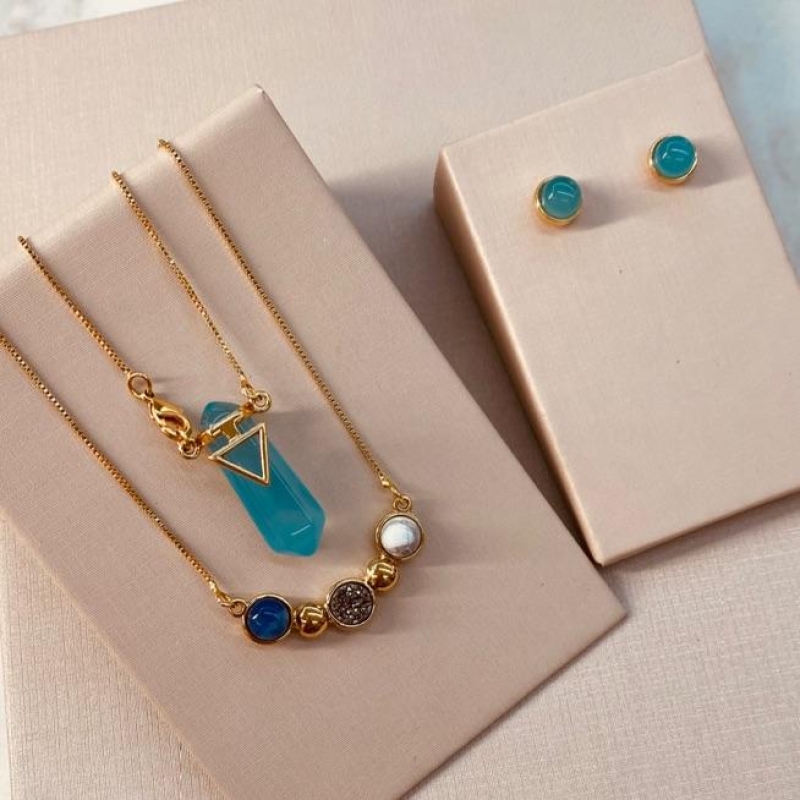 CJ OURO AZUL CEU DUPLO