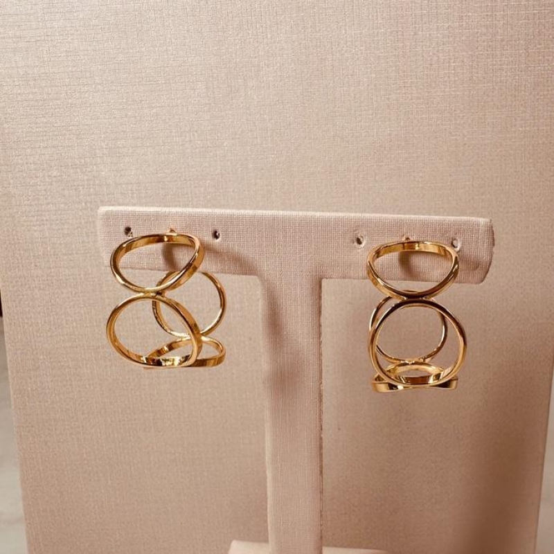 BR OURO ARGOLA CIRCULOS