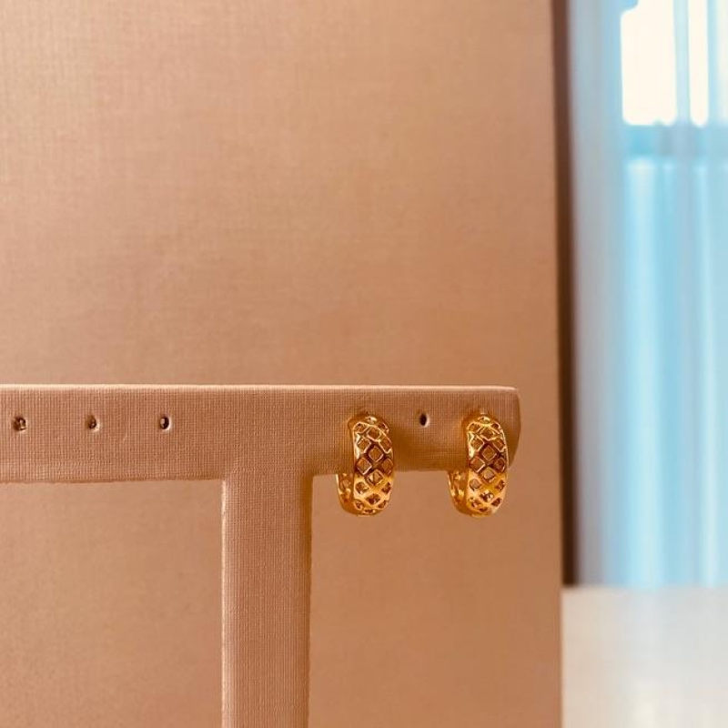 BR OURO ARGOLA VAZADA