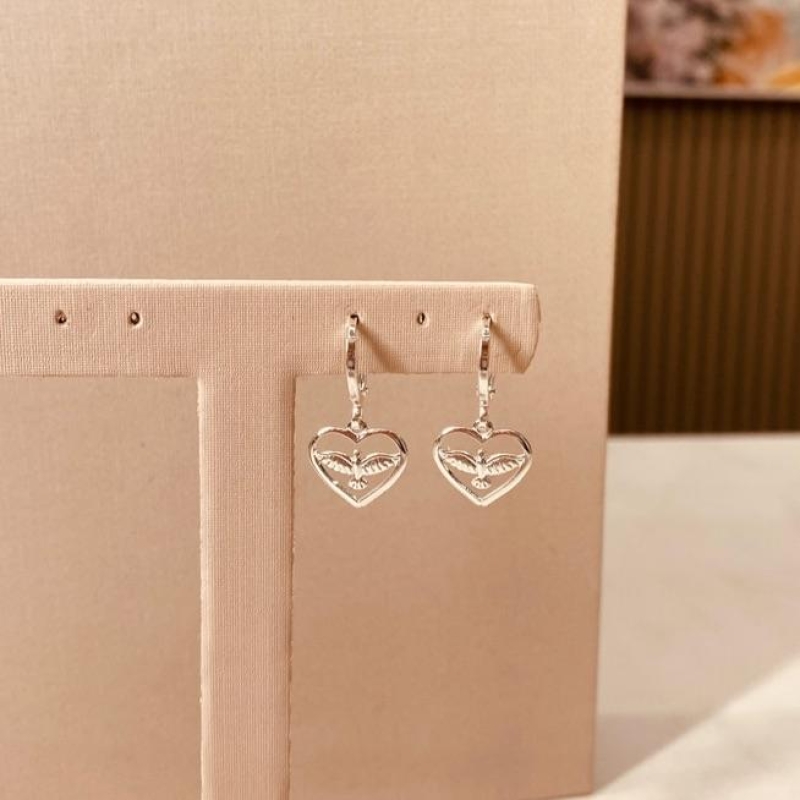 BR PRATA ARGOLA DIVINO CORAÇÃO