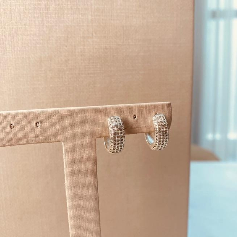 BR PRATA ARGOLA MICROCRAVEJADA TRADICIONAL G