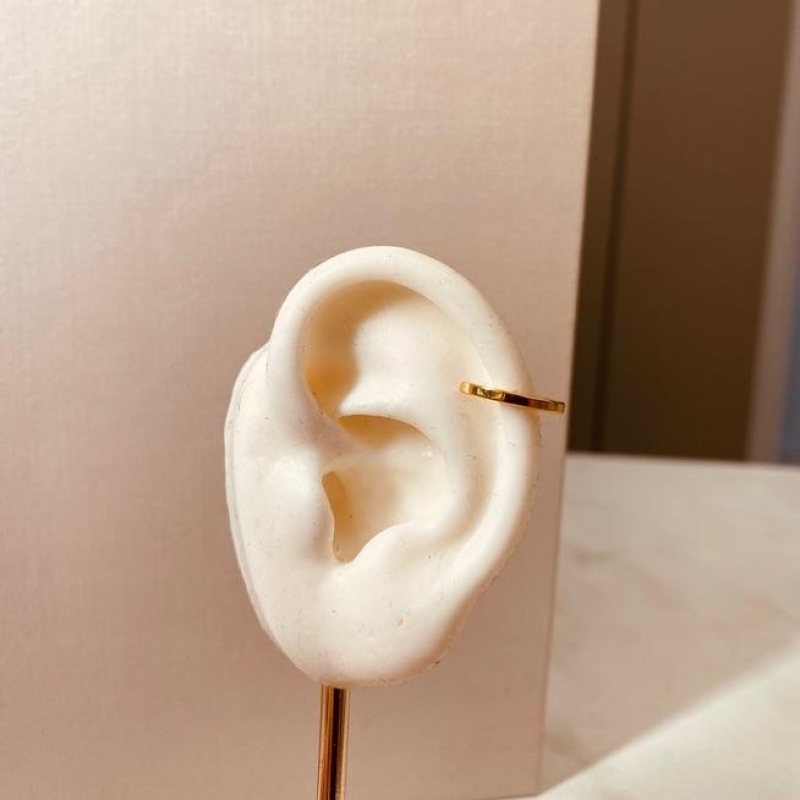 PIERCING OURO FINO LISO