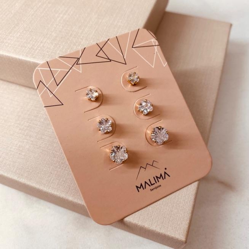 TR OURO ESTRELINHA ZIRCONIA