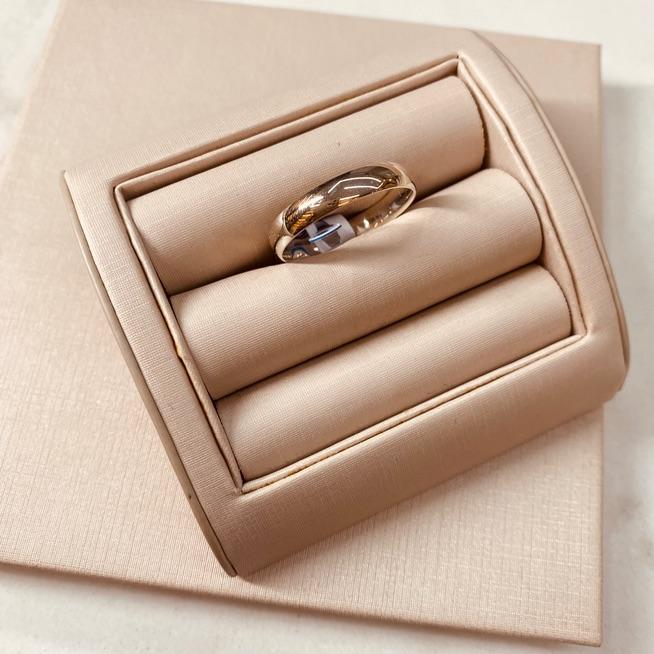 ALIANÇA PRATA 925 LISA 4MM