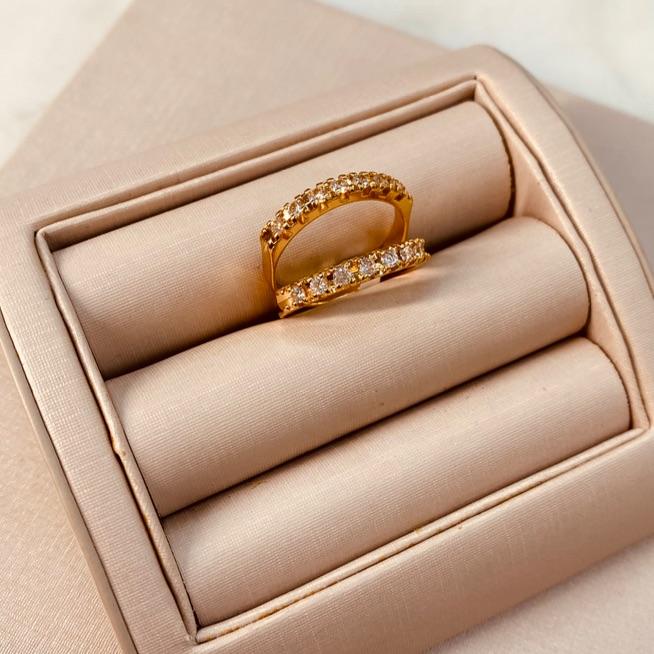 APARADOR OURO 7 ZIRCONIAS