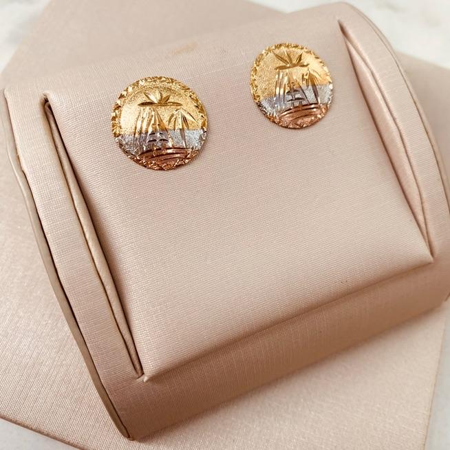 BR OURO 3 CORES MEDALHA EGITO