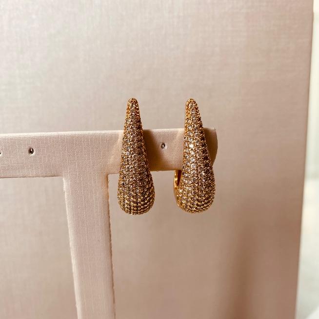 BR OURO ARGOLA 6 CRAVEJADA