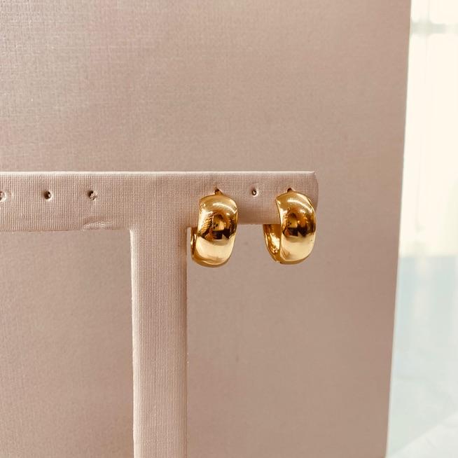 BR OURO ARGOLA LISA GROSSA G