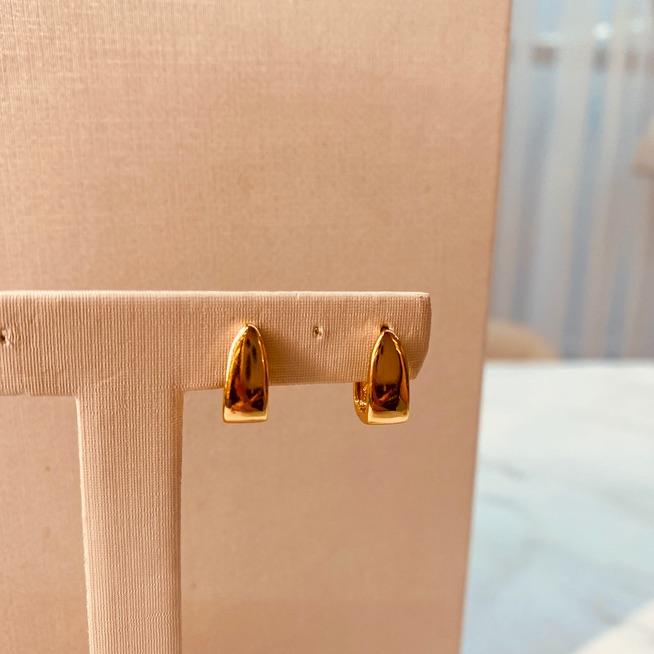 BR OURO ARGOLA LISA V P