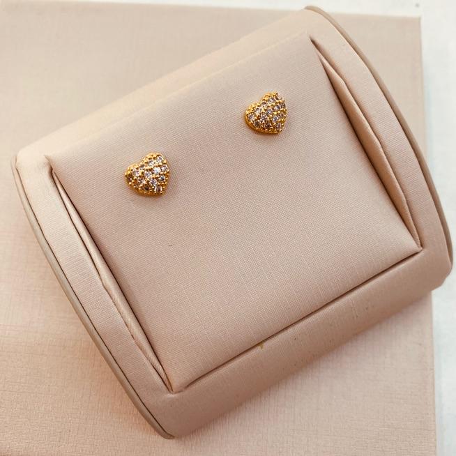 BR OURO CORAÇÃO CRAVEJADO P